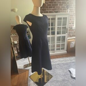Anne Klein - Season Transition Navy Office Dress -Sz 2